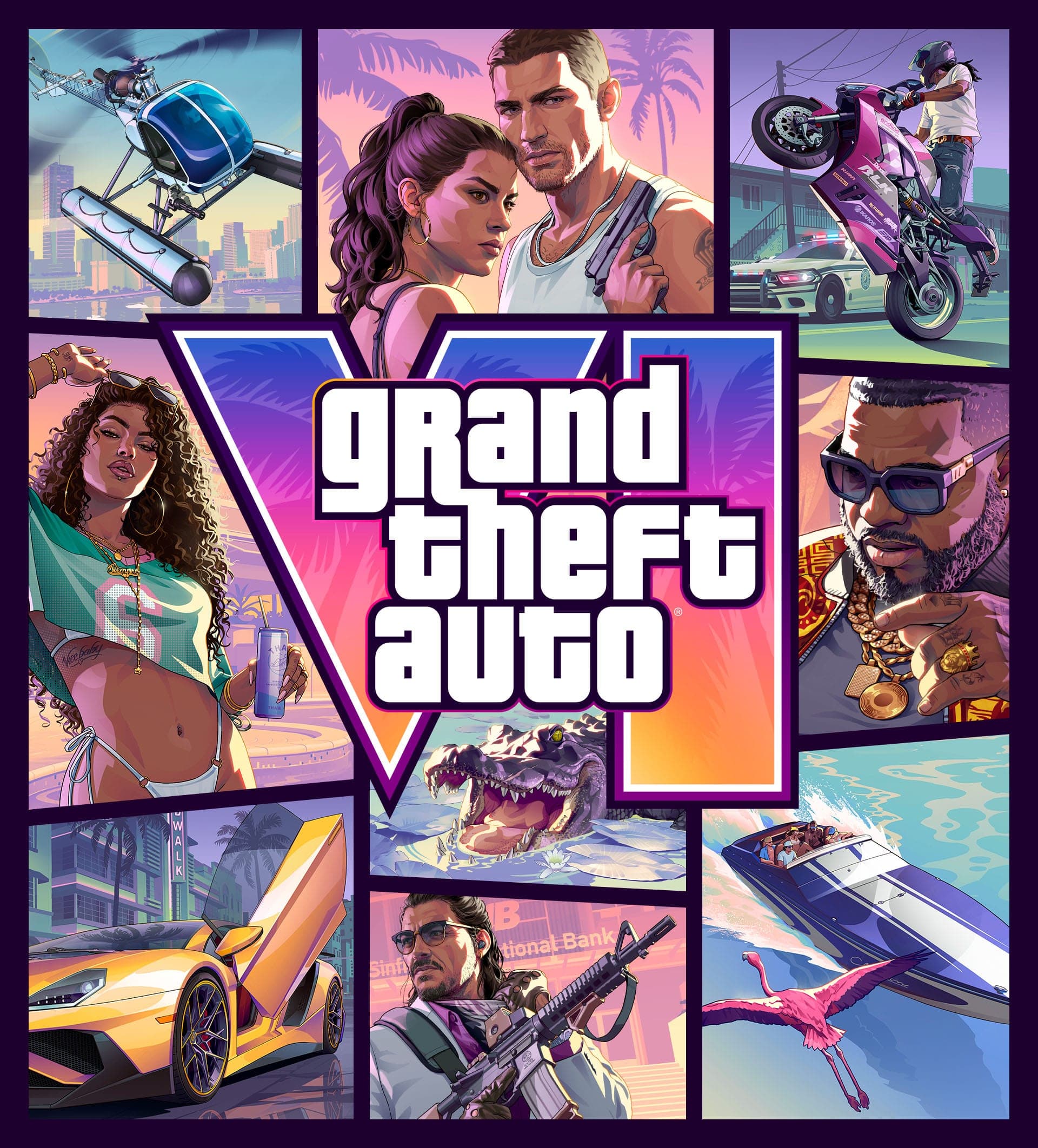 Capa oficial de Grand Theft Auto VI
